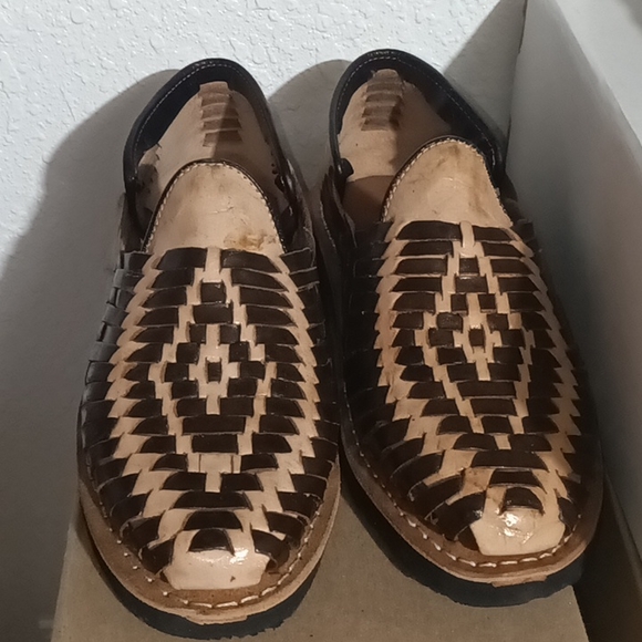 Huaraches de hombre hecho en mexico - Picture 1 of 4